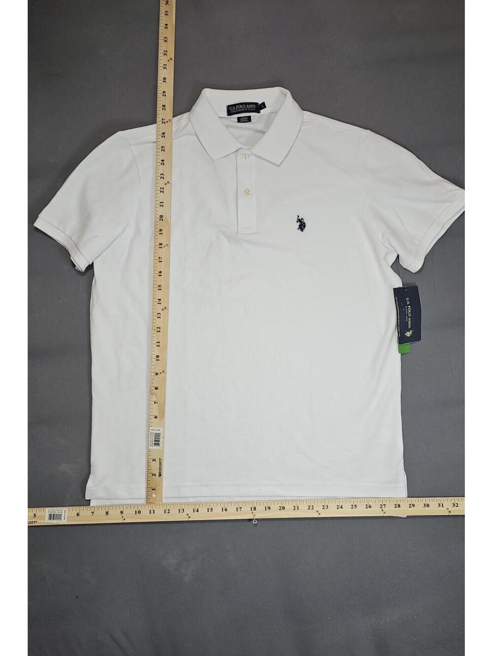 Polo Ralph Lauren Short Sleeve Polo Shirt Men’s Size L White NWT - Picture 2 of 4